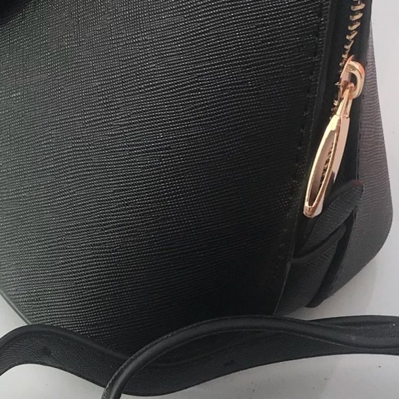 Black Drs. Satchel w/ Crossbody Adjustable Strap - Picture 5 of 8